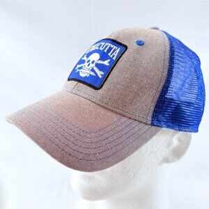 Calcutta Outdoors‎ Embroidered Logo Patch Blue Mesh Back Snapback Trucker Hat